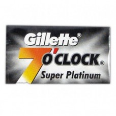 GILLETTE 7 O CLOCK SUPER PLATINUM BLADES